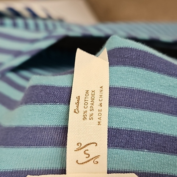 Matilda Jane Walkabout Women's Sidetail Stripe Blue Floral Dress Size S - Picture 8 of 9